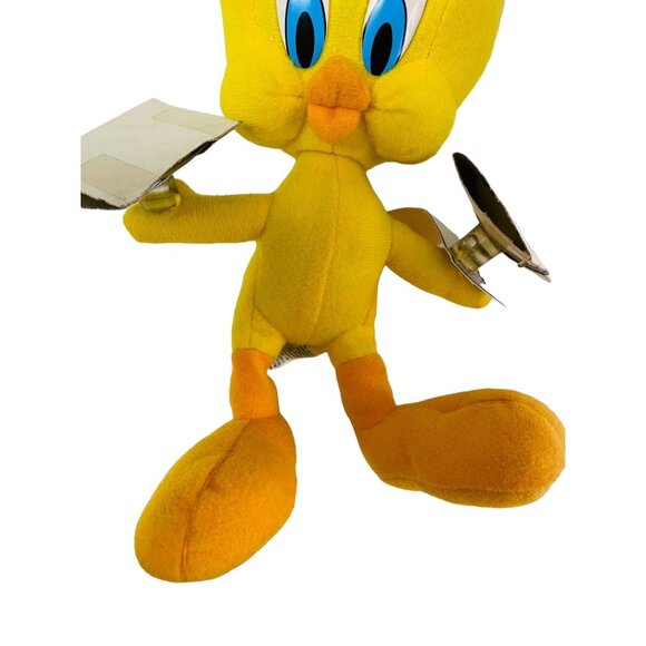 Looney Tunes Tweety Suction Cup Plush Bean Bag Yellow Orange 8in - Picture 8 of 15